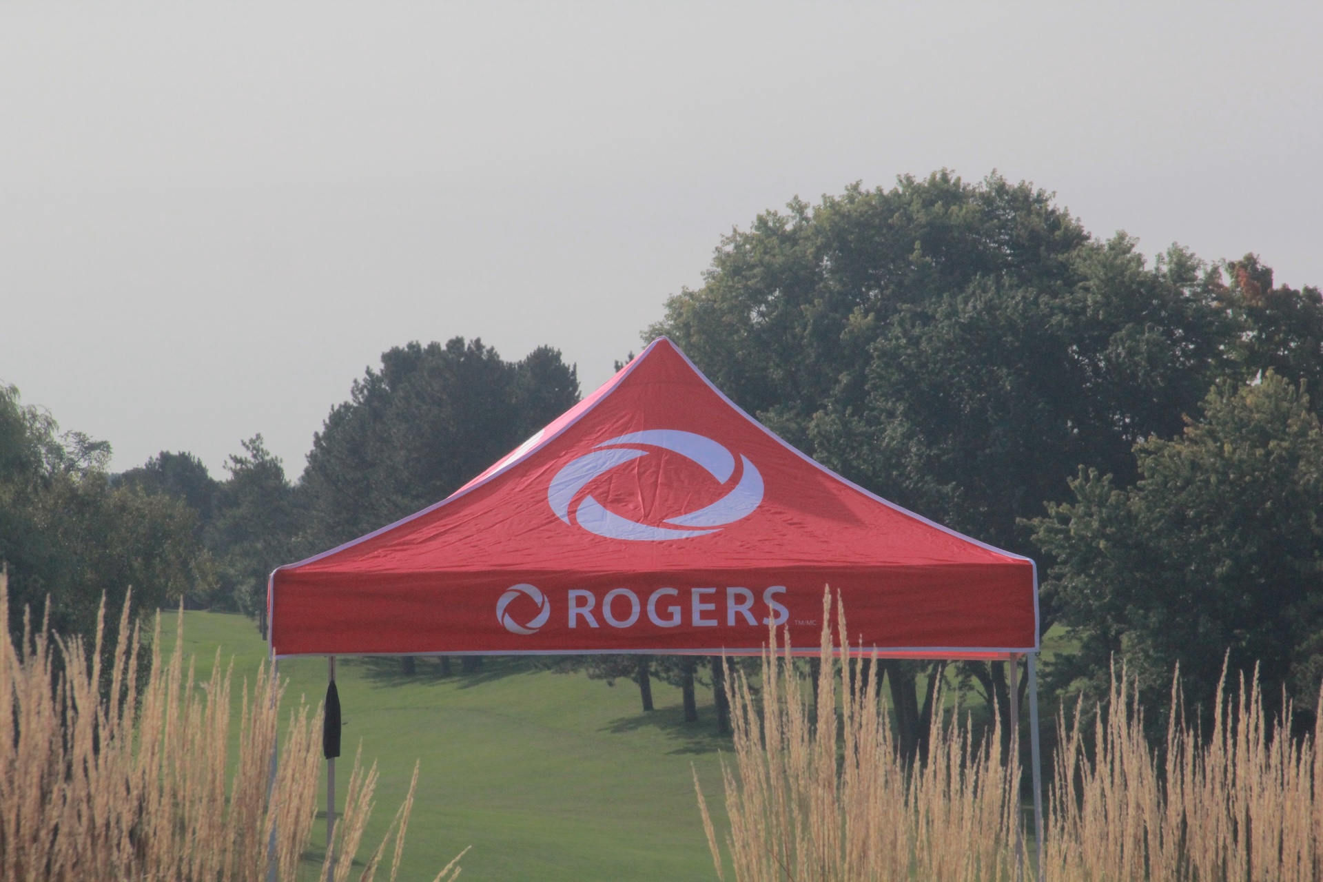 Rogers tent at the WCP golf tournament